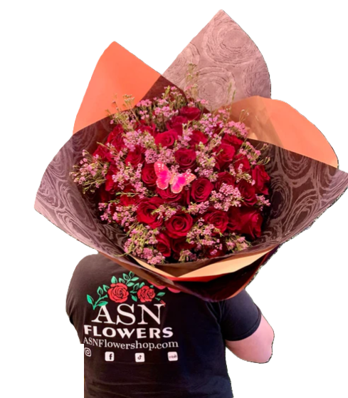 75 Red Roses Bouquet