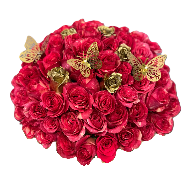 Hot pink Roses Bouquet