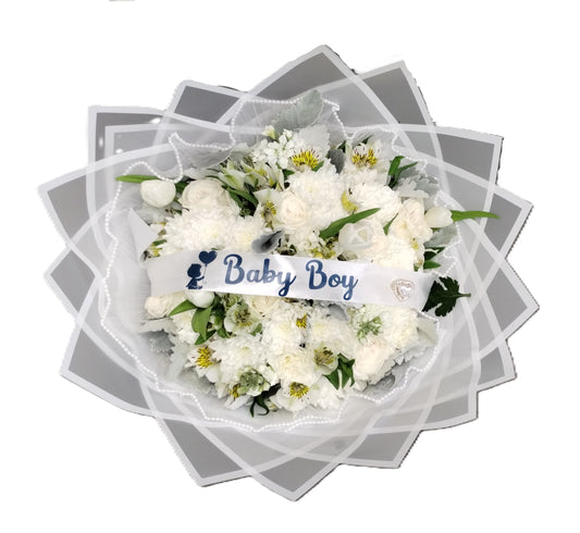 baby boy bouquet