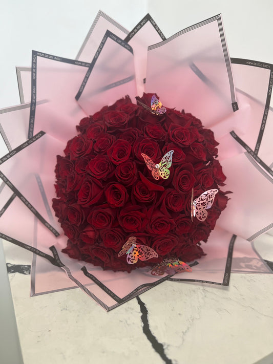 Beautiful Red Roses Bouquet