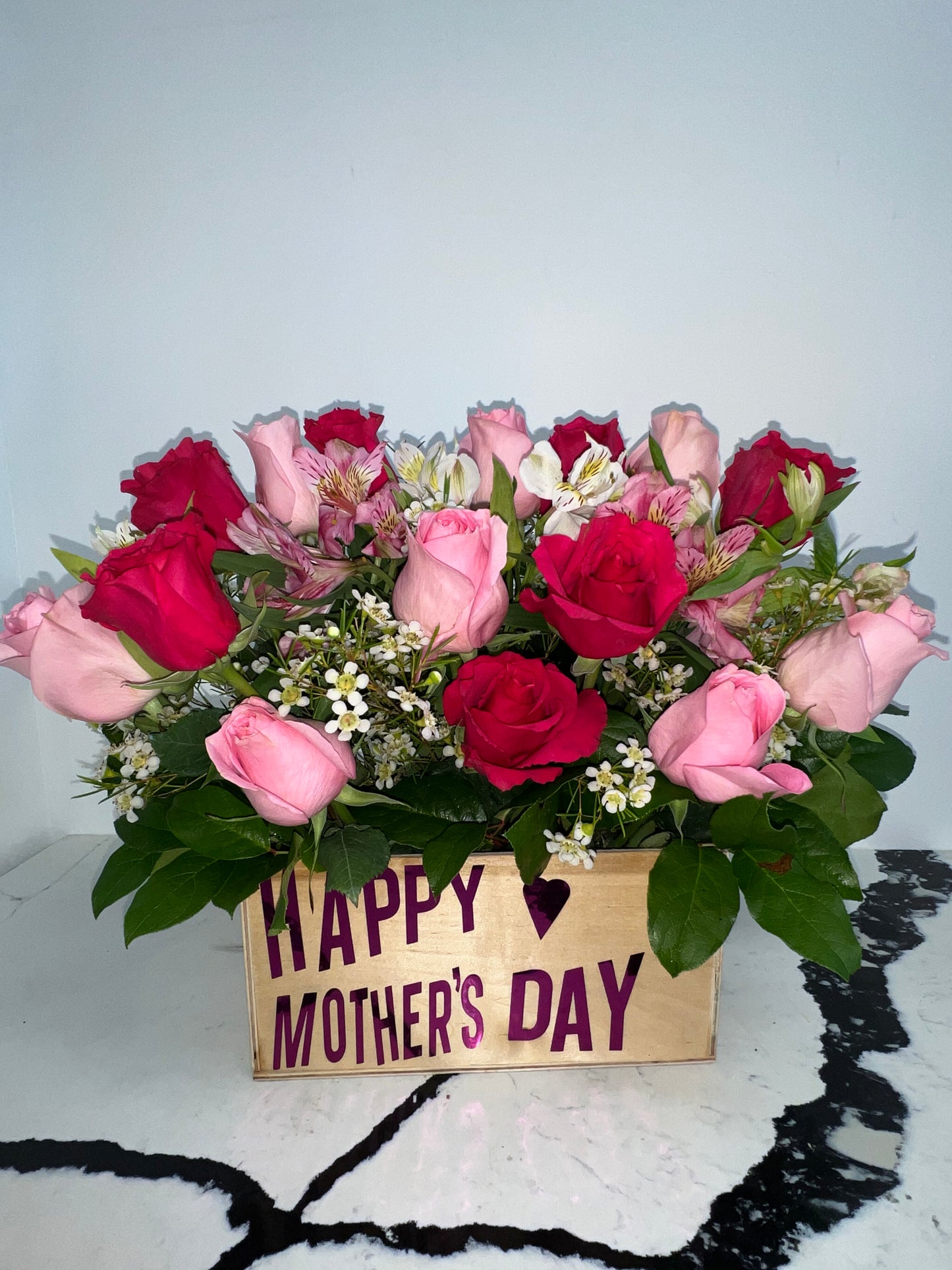 Pink Roses Happy Mothers Day