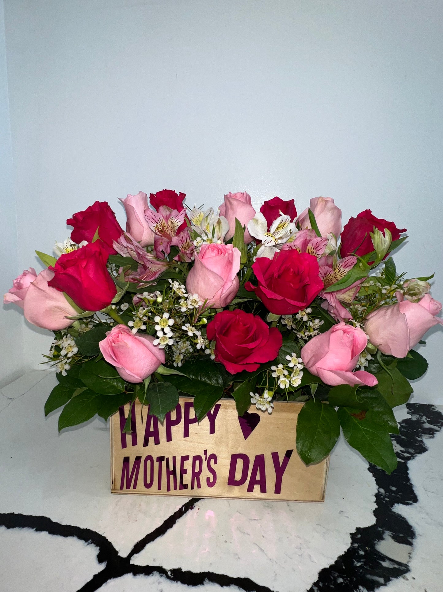 Pink Roses Happy Mothers Day