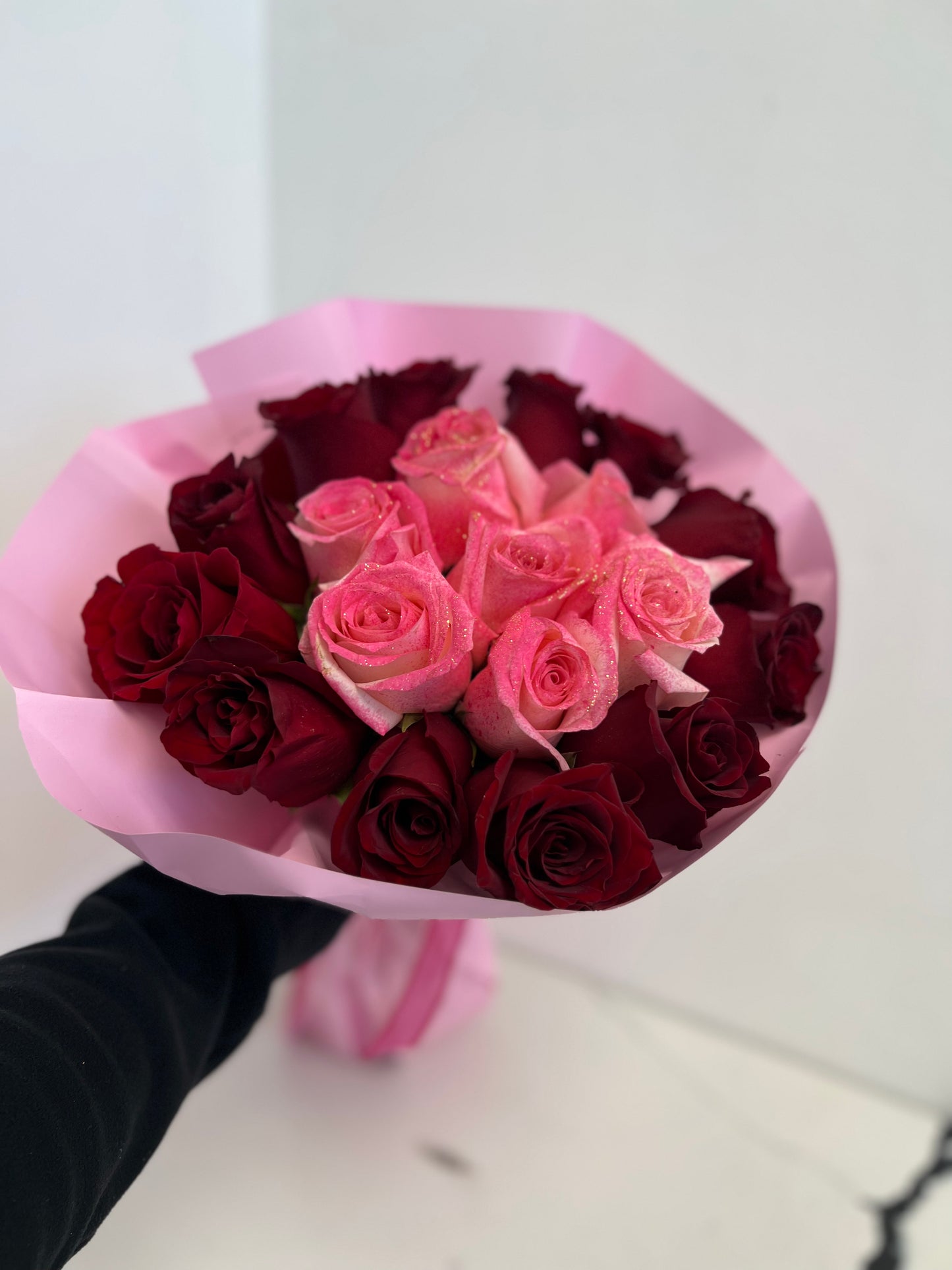 Pink & Red Roses Bouquet