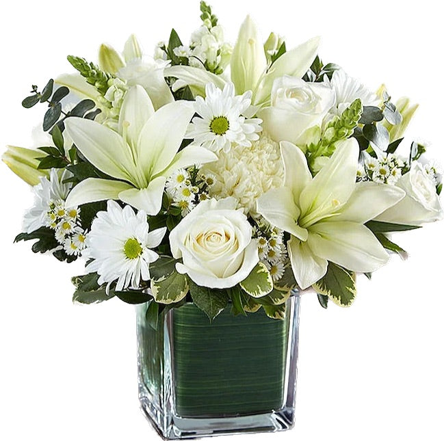 All White Bouquet