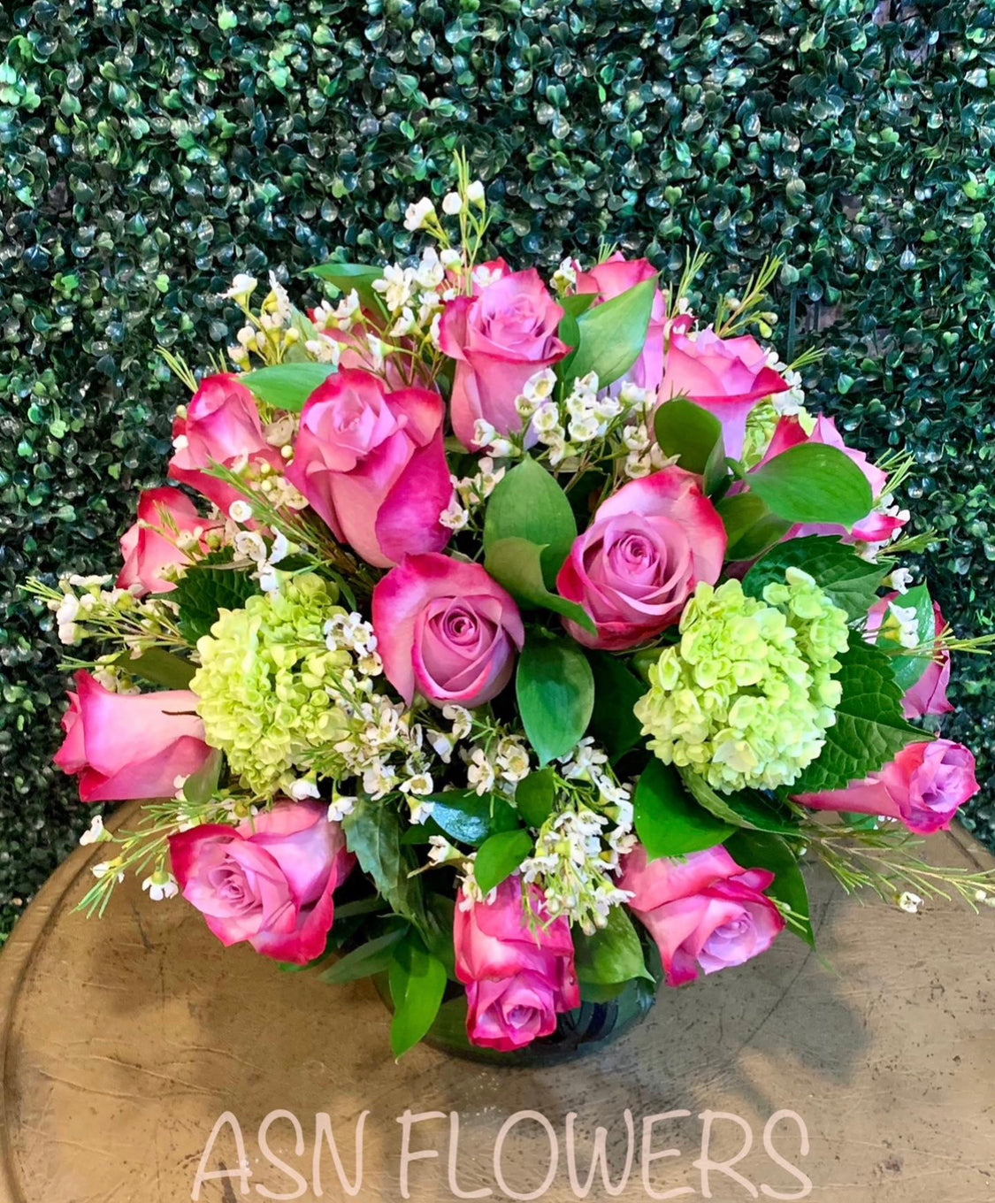 Lavander Roses Hydrangea Bouquet