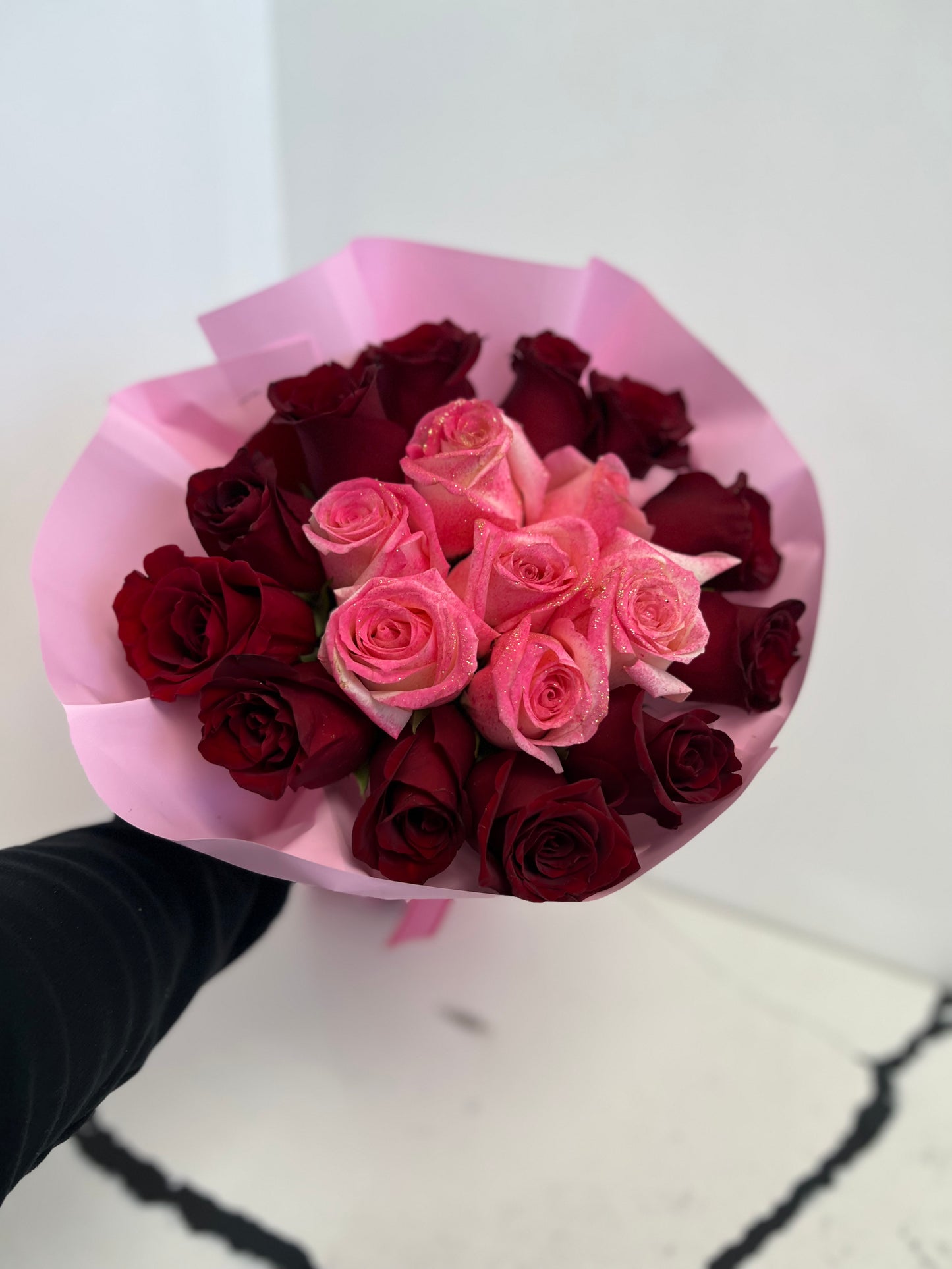 Pink & Red Roses Bouquet