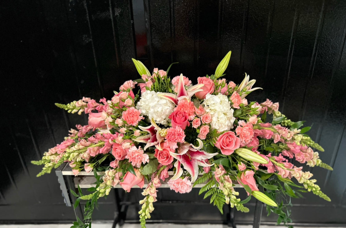 Sympathy Pink Funeral Package